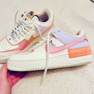 Like New Custom White Low Air Force Ones